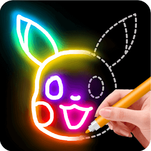 Learn to Draw Glow Cartoon