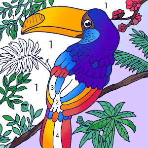 Color.ly - номерам Раскраски, цвет по номерам