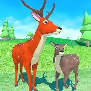 Download Симулятор Оленя 3Д Игра Семья Животных
