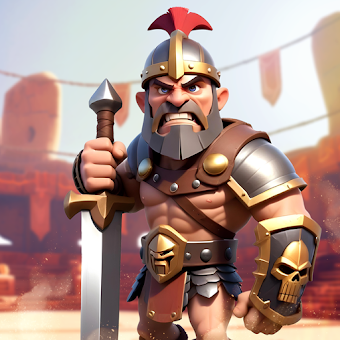 Gladiator Heroes Clash - Борьба и стратегия игры